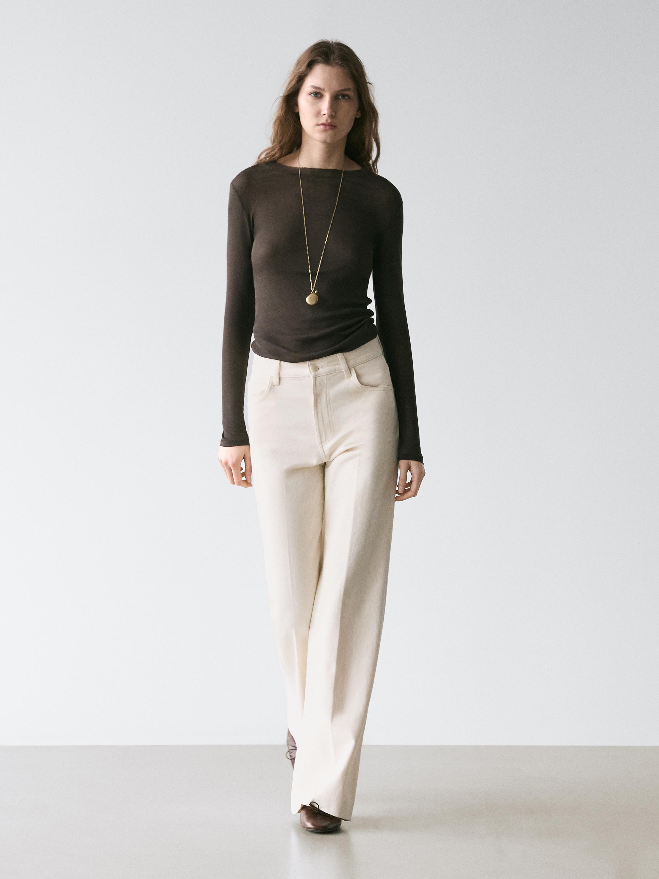Jean palazzo taille haute