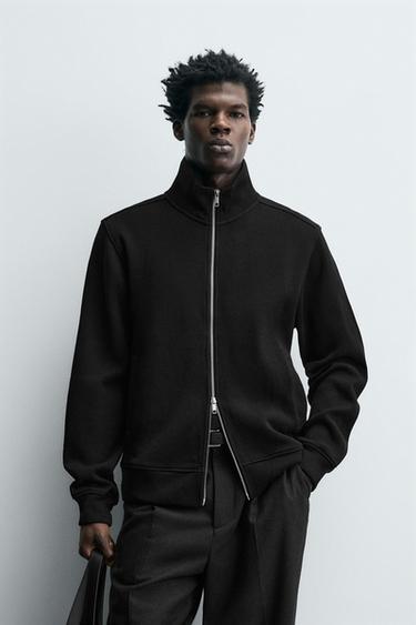 CHAQUETA CANALÉ INTERLOCK - Negro de Zara