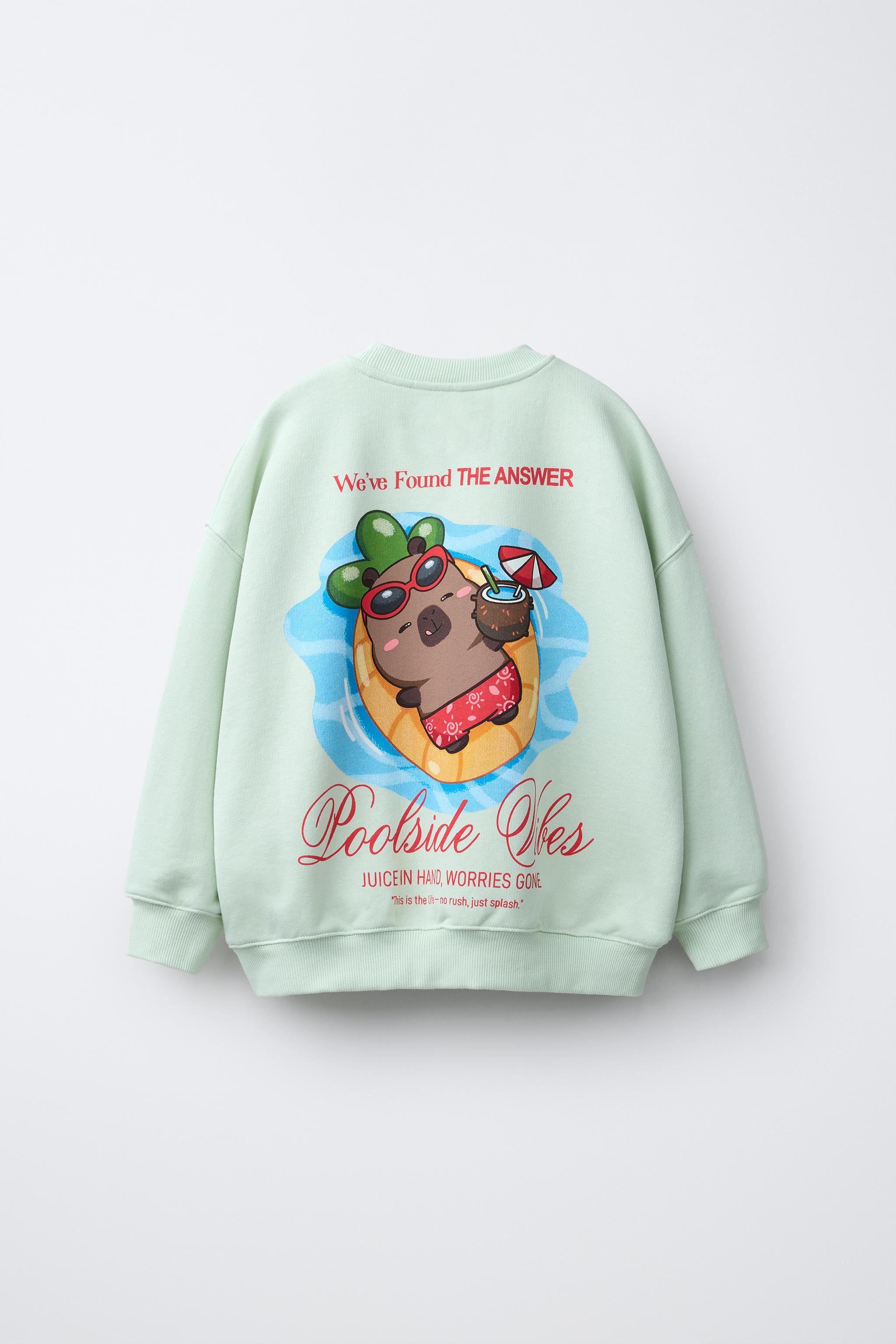 CAPYBARA CAPYFUN © PRINTED SWEATSHIRT