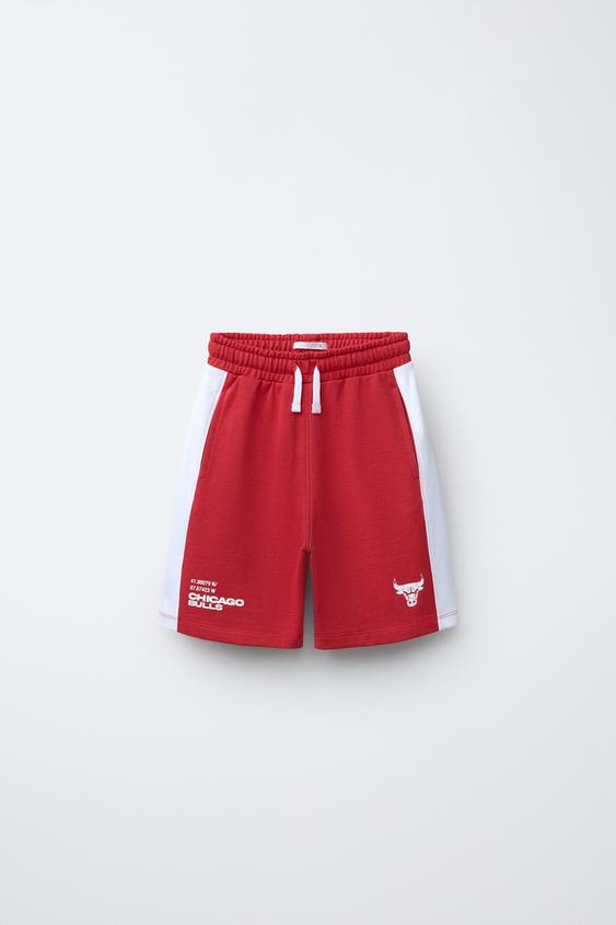 BERMUDA FELPA NBA - CHICAGO BULLS - Rojo de Zara - Imagen 0