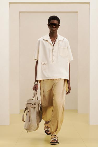 COTTON SHOPPER BAG - Bone White by Zara