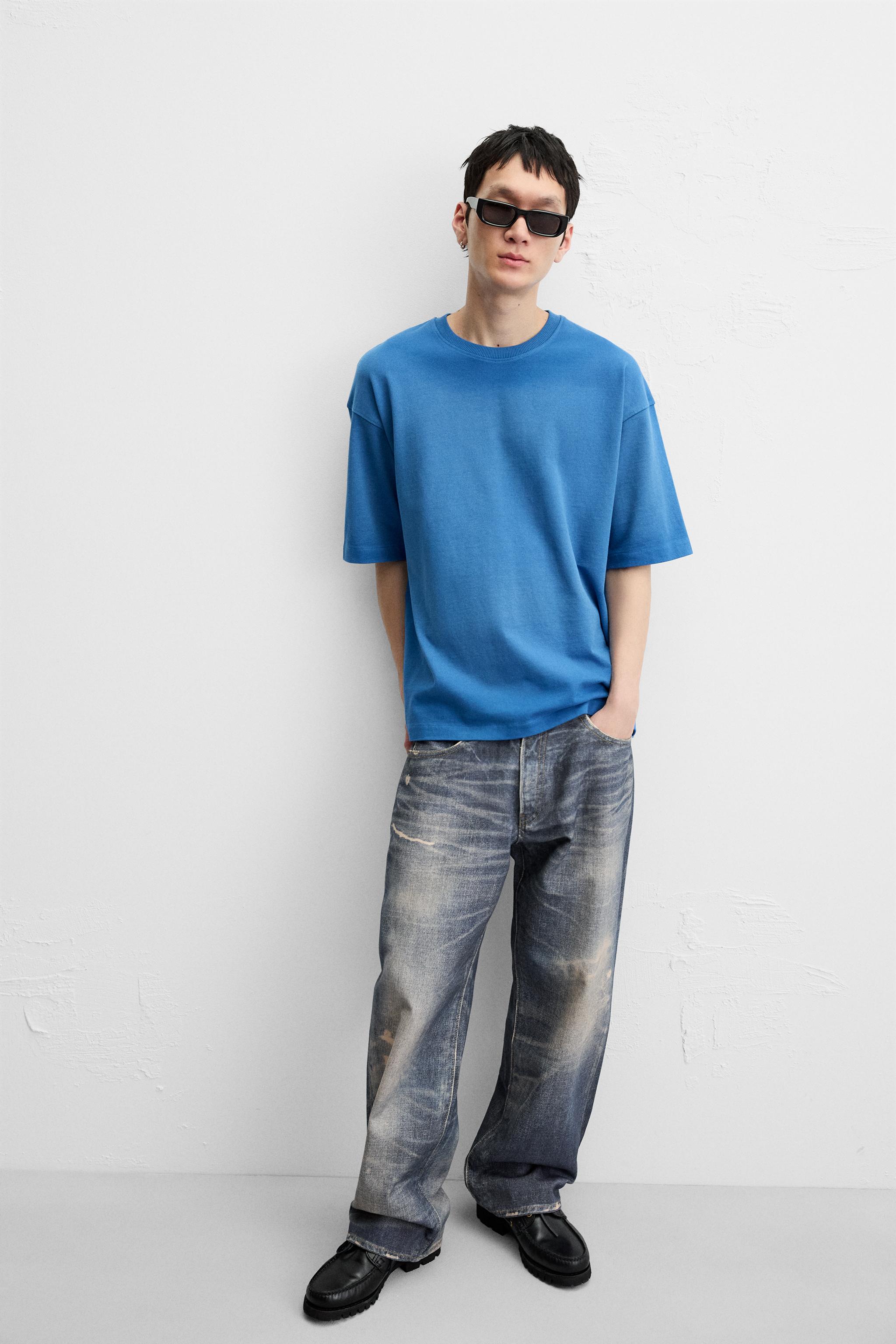 T-ADJUST-SLITS-R17 T-shirt with tonal logo embroidery