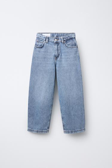 RELAXED BAGGY JEANS - Lichtblauw van Zara