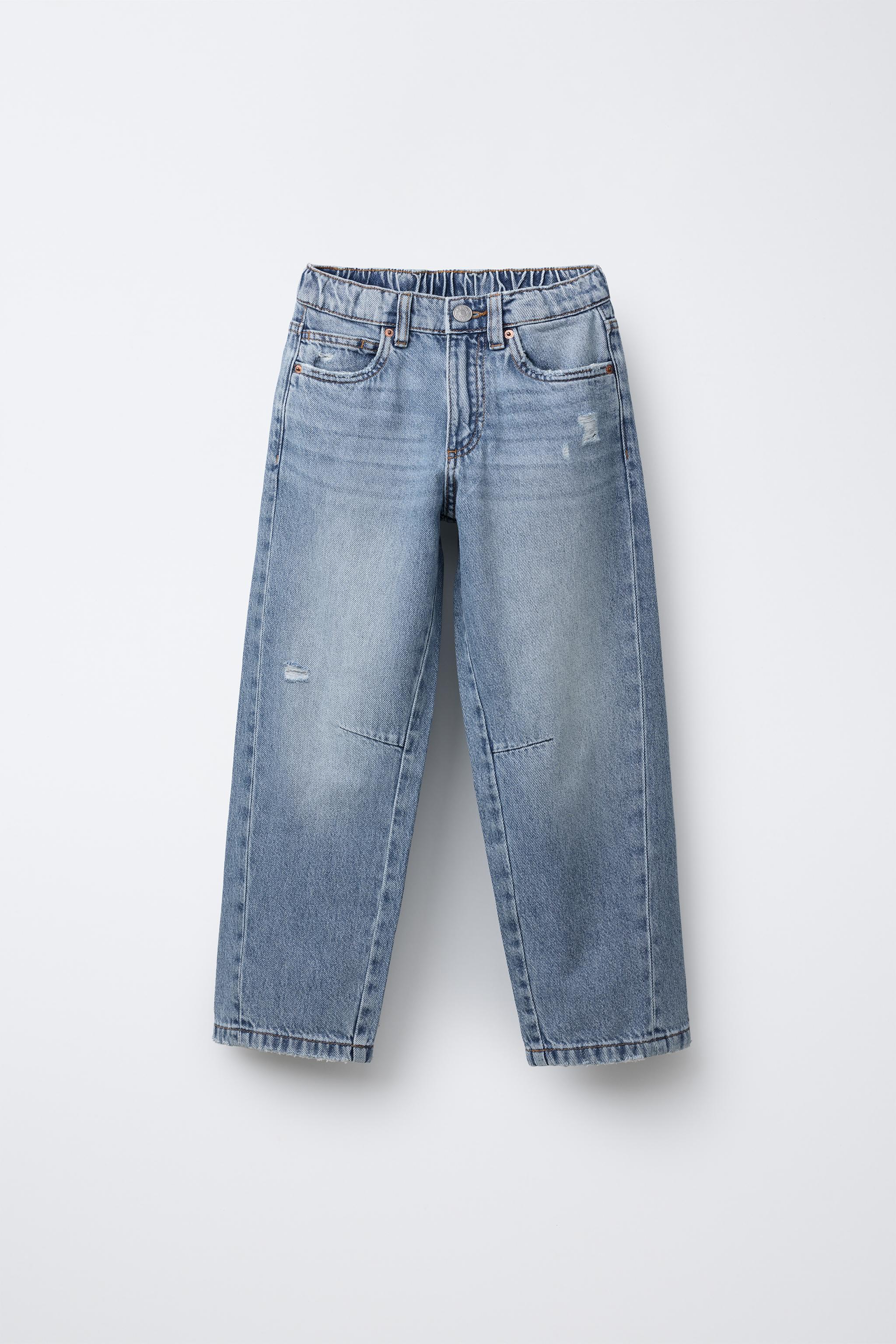 Baggy Jeans Jeans Zara Boyfriend Zara Light Wash High Waisted