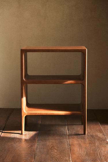 أثاث مفرد متعدد الاستخدامات من الخشب الداكن - بني الخاص بـ Zara