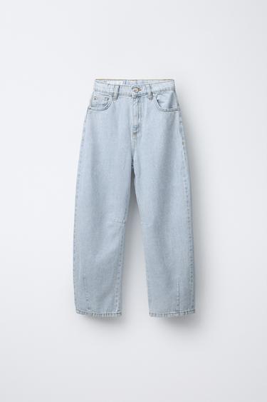 JEANS RELAXED BALÃO - Azul-claro da Zara - Imagem 0