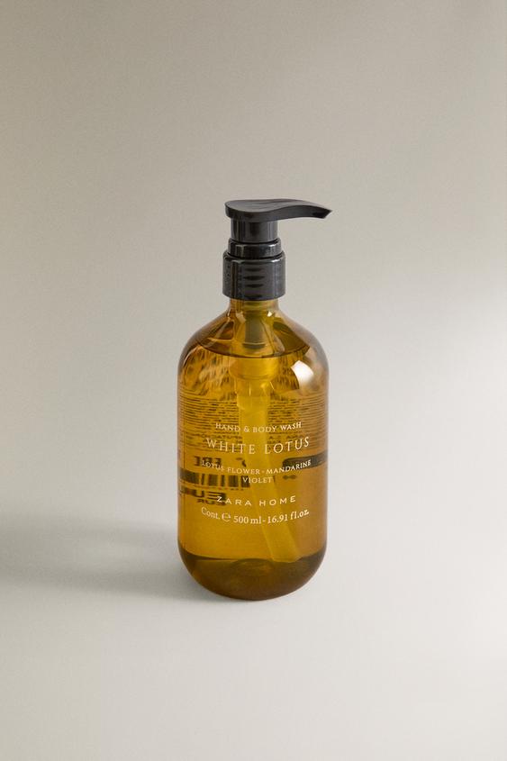 (500 ML) SABONETE LÍQUIDO MÃOS E CORPO WHITE LOTUS - Vermelho-forte da Zara - Imagem 0