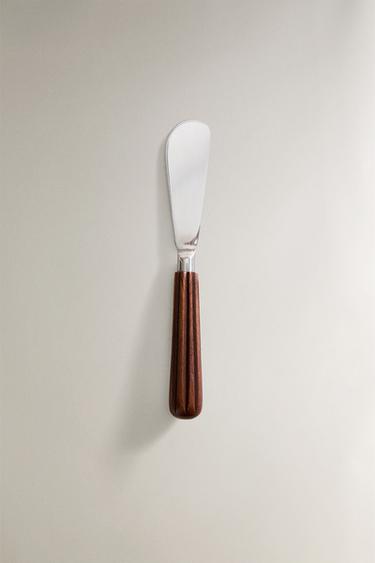 WOODEN BUTTER KNIFE - Brown by Zara