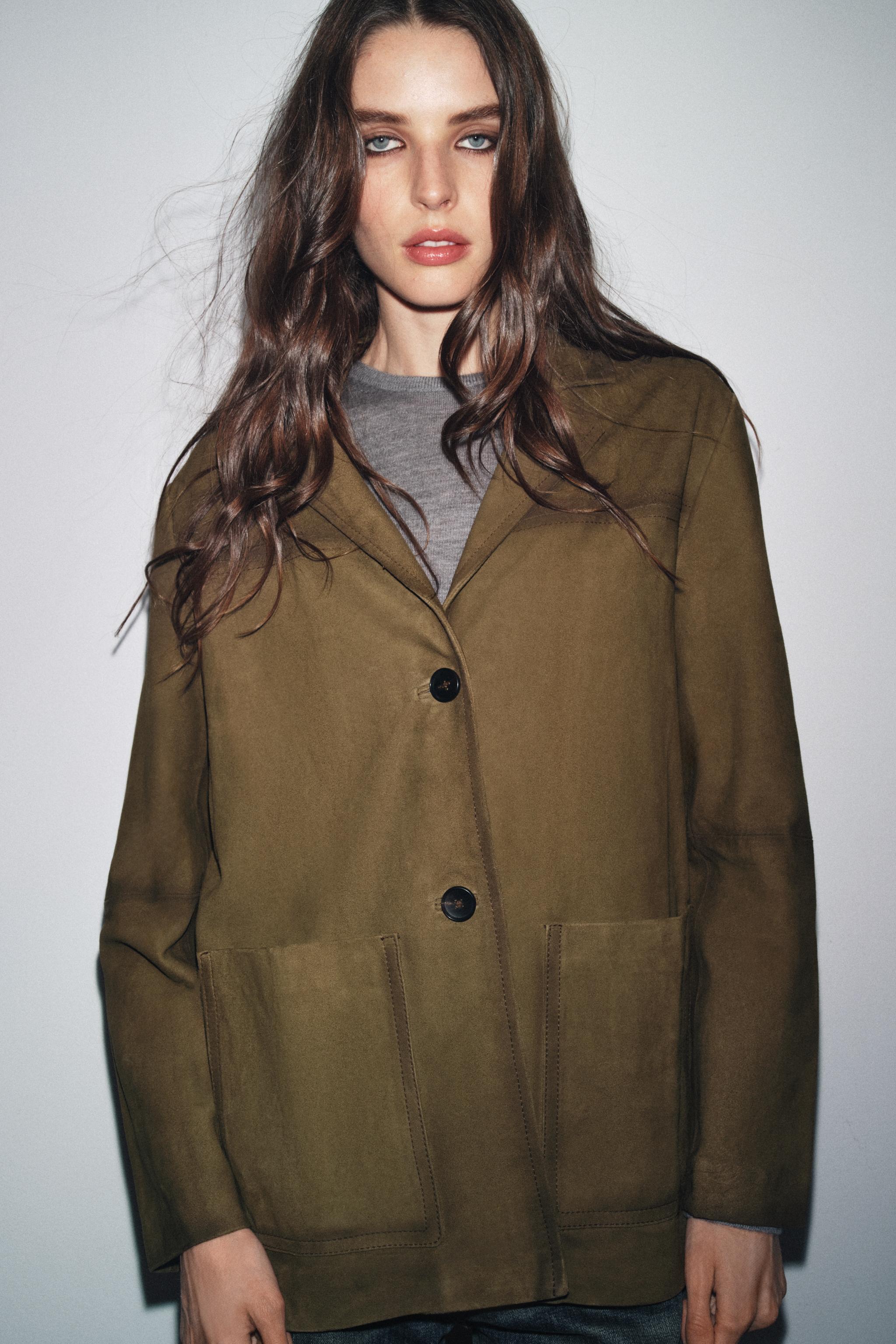 ZARA ZW COLLECTION オーバーサイズ ロングブレザー ジャケット レディースオーバーサイズブレザー | ZARA 日本