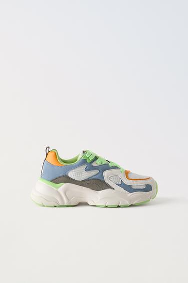 MULTICOLOURED TRAINERS - Multicoloured by Zara