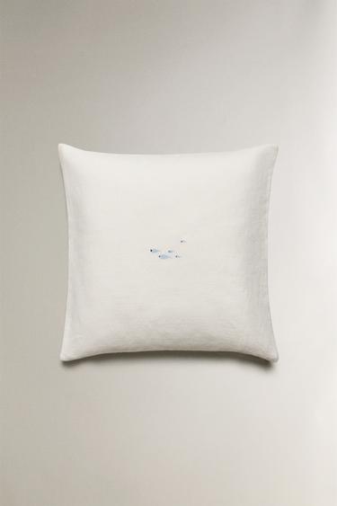 FISH CUSHION COVER - Oyster-white by Zara - Image 0