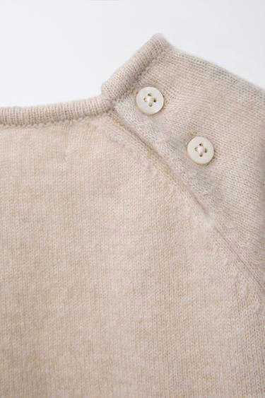 PULL 100 % CACHEMIRE - Beige clair de Zara - Image 2