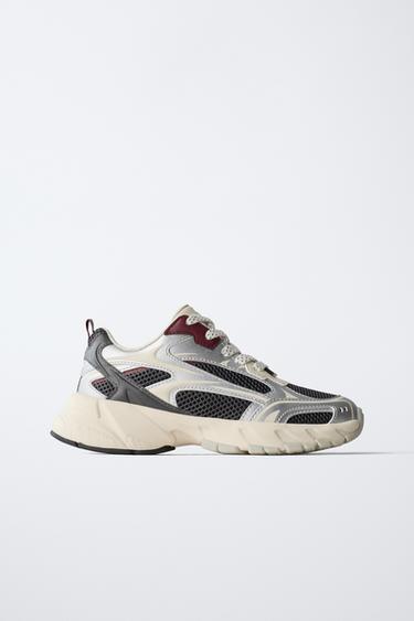 حذاء رياضي شبكي - متعدد الألوان by Zara