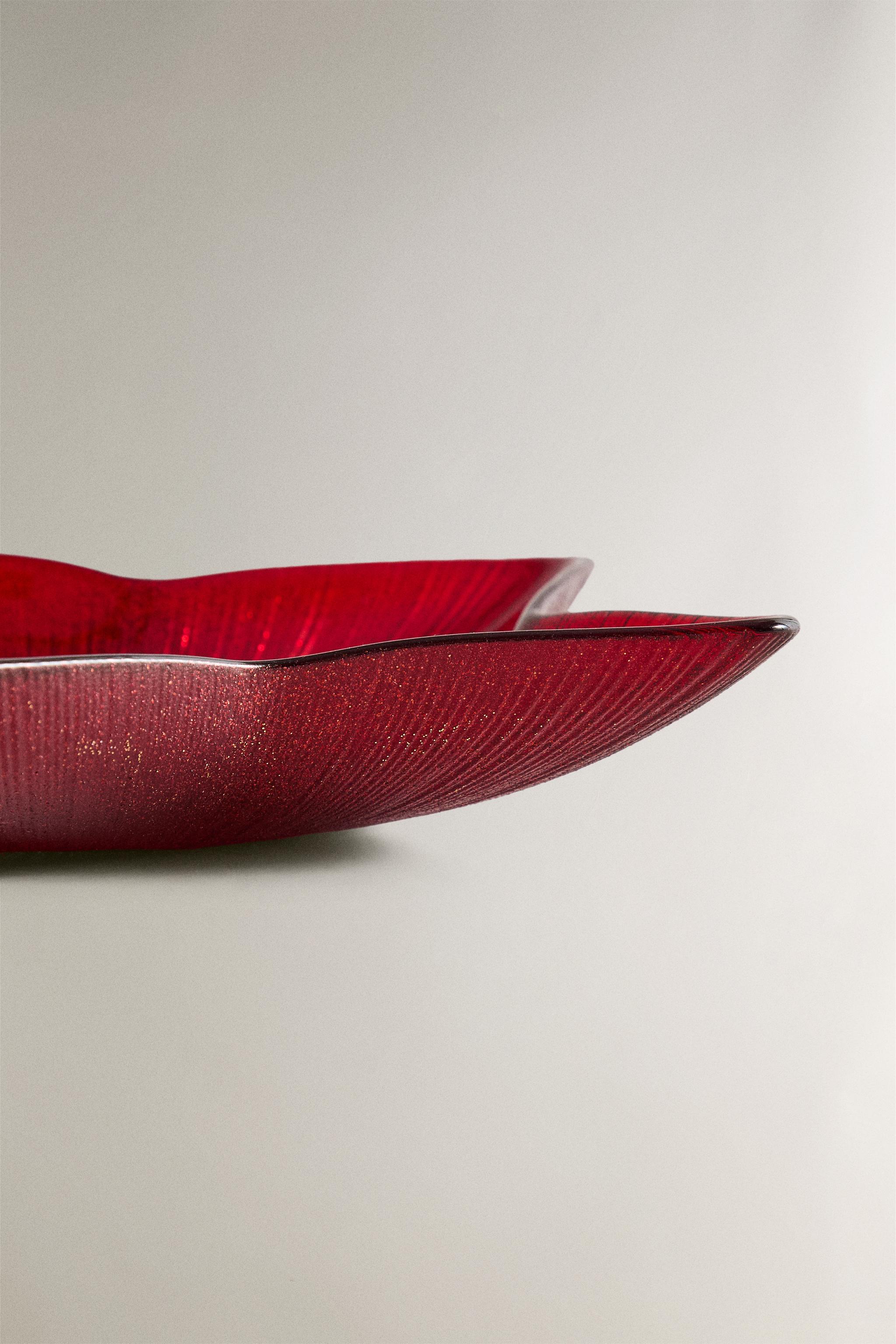 CHRISTMAS STAR GLASS BOWL