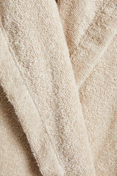 (360 GXM²) PEIGNOIR À CAPUCHE - Sable de Zara - Image 4