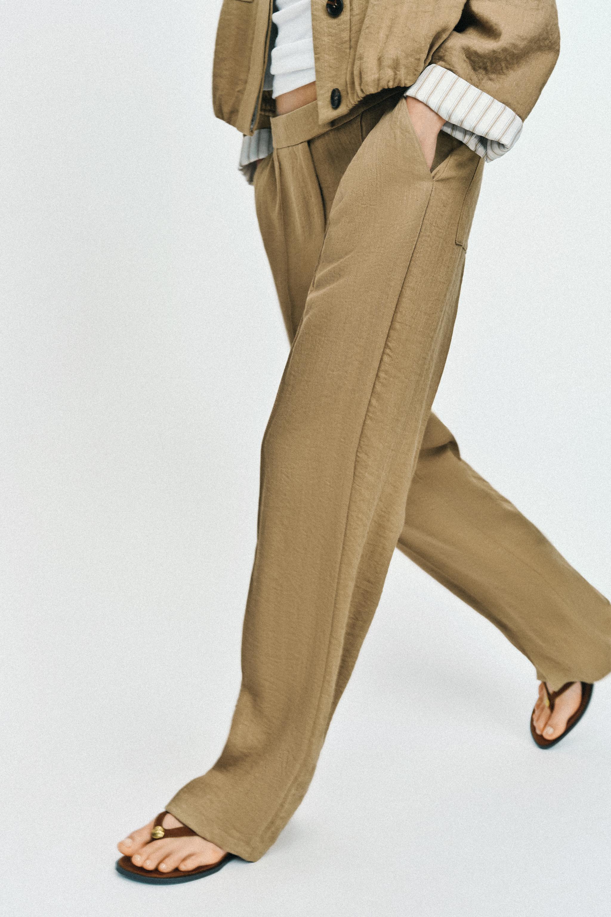 DİKİŞ DETAYLI STRAIGHT FIT PANTOLON - Görsel 6