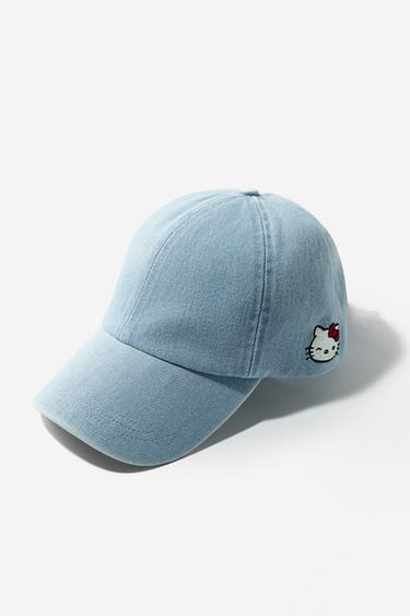 BONÉ DENIM HELLO KITTY © 2025 SANRIO - Azul-claro da Zara