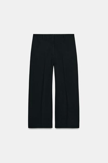 PANTALON CROP ZW COLLECTION - Noir de Zara - Image 5
