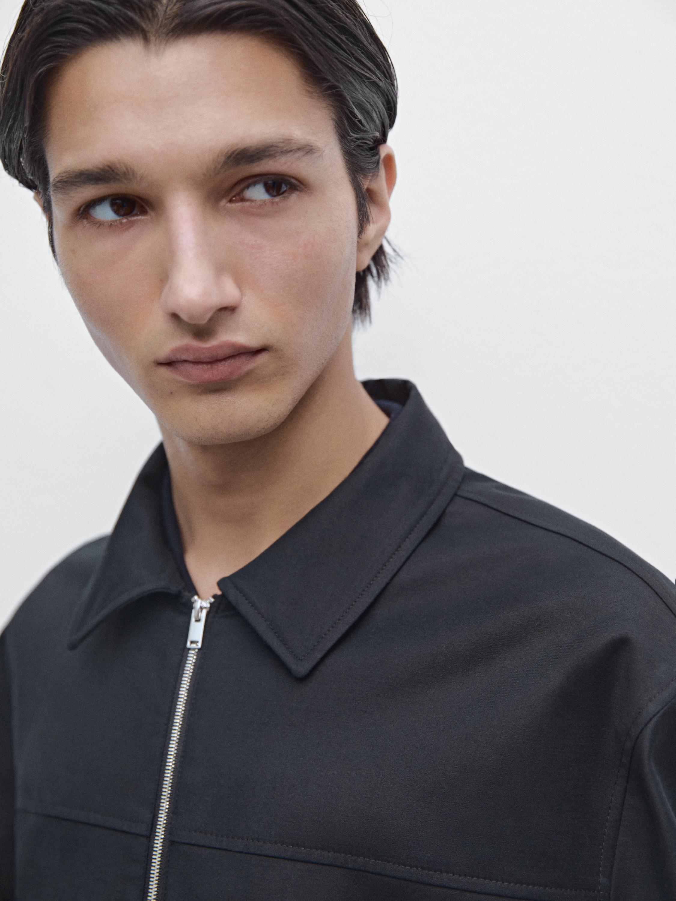 Cotton blend jacket