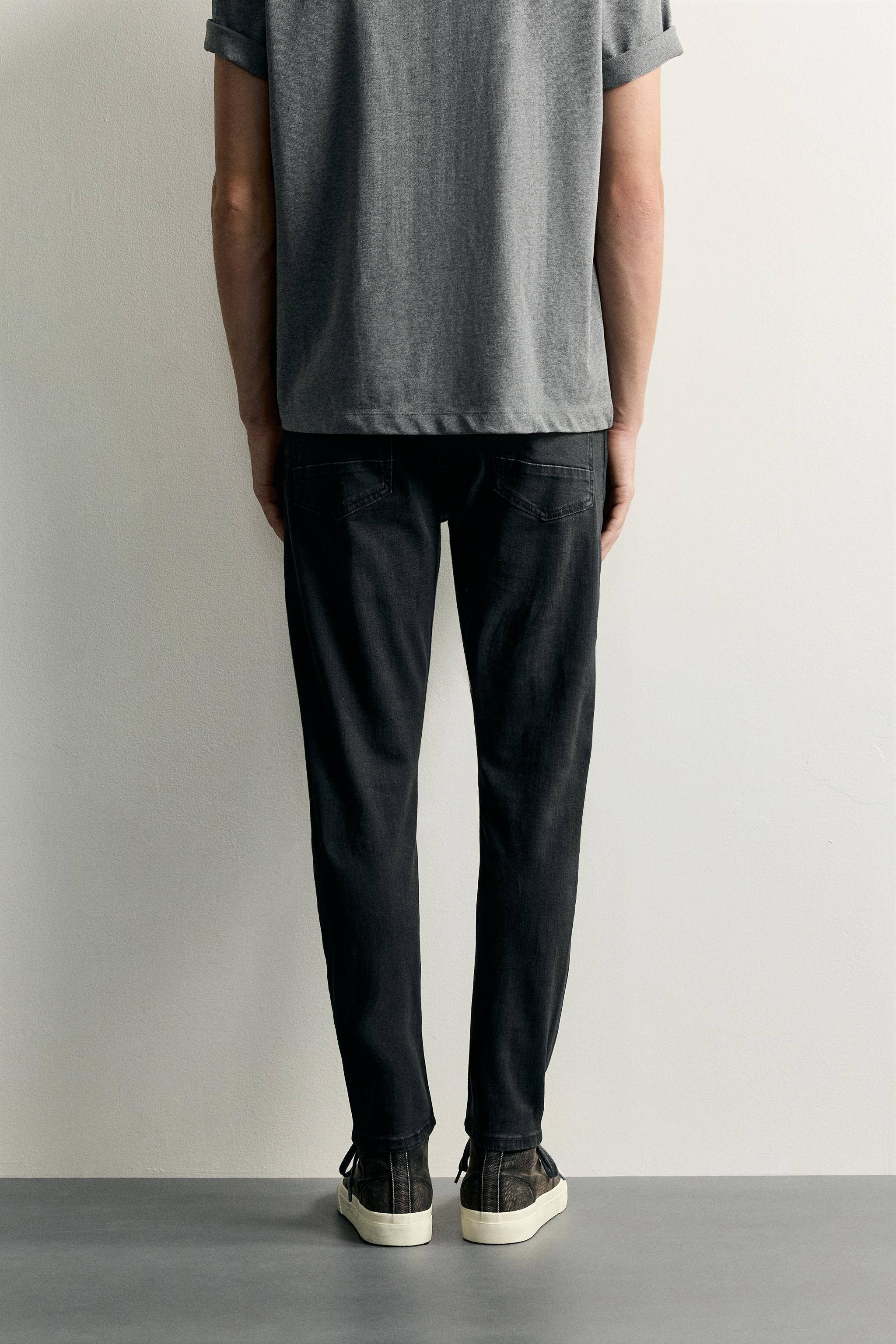 Мужские джинсы Zara DISTRESSED SKINNY FIT JEANS — фото 3