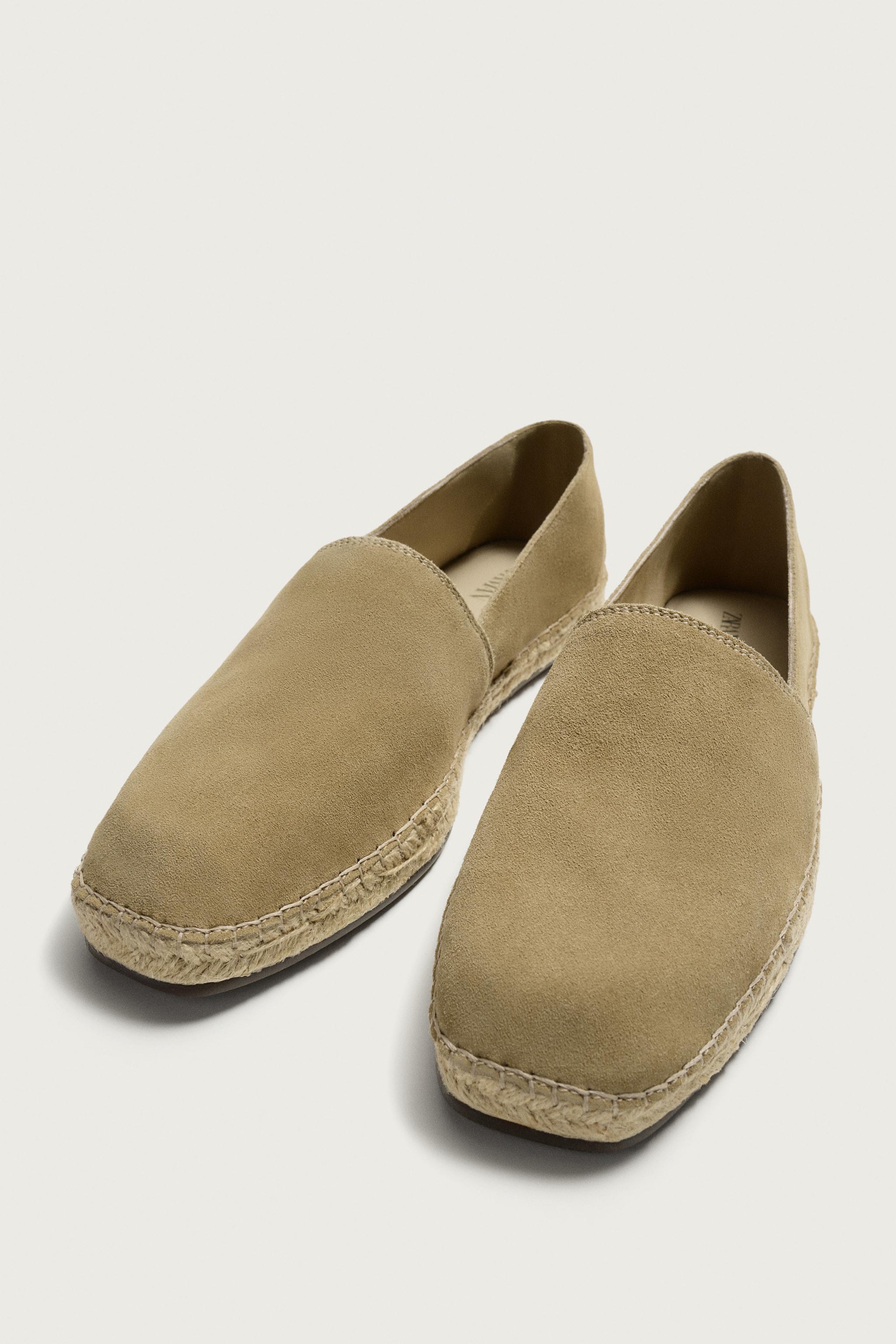 Обувь Zara LEATHER ESPADRILLES — фото 5
