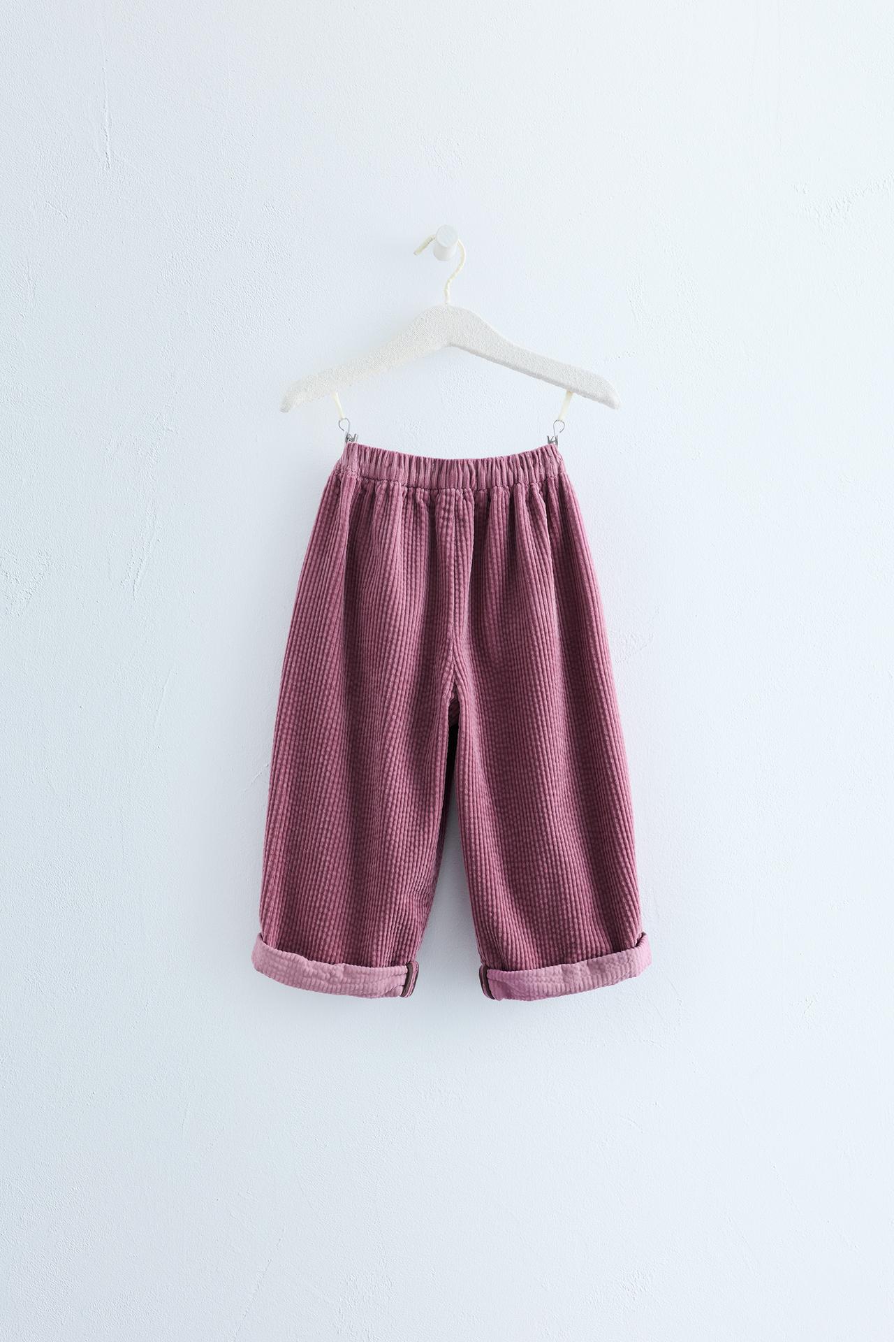 ZARA TIMELESS - CORDUROY balloon TROUSERS — Pink
