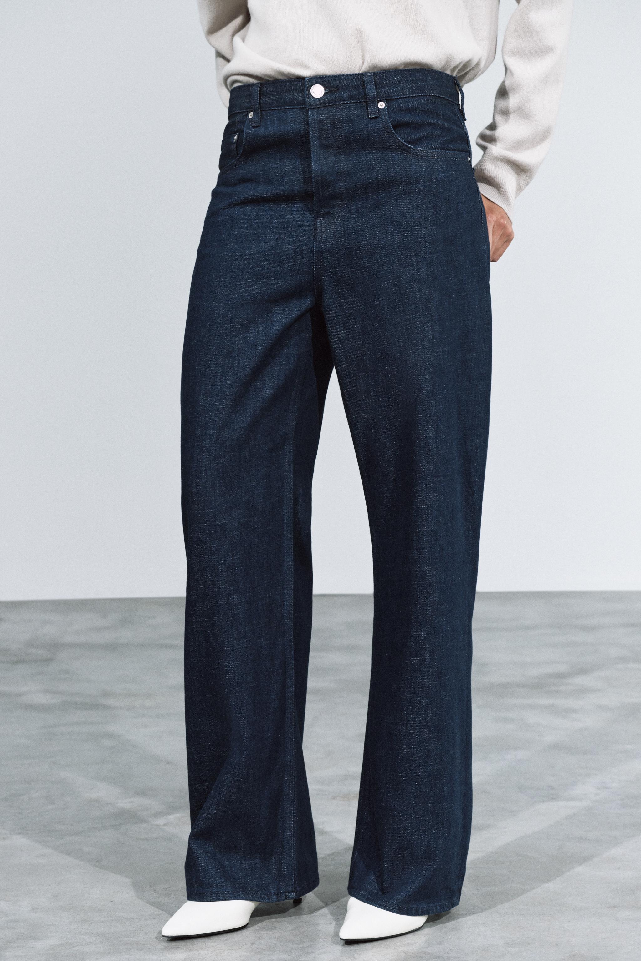 ZW COLLECTION HIGH-RISE STRAIGHT FIT JEANS
