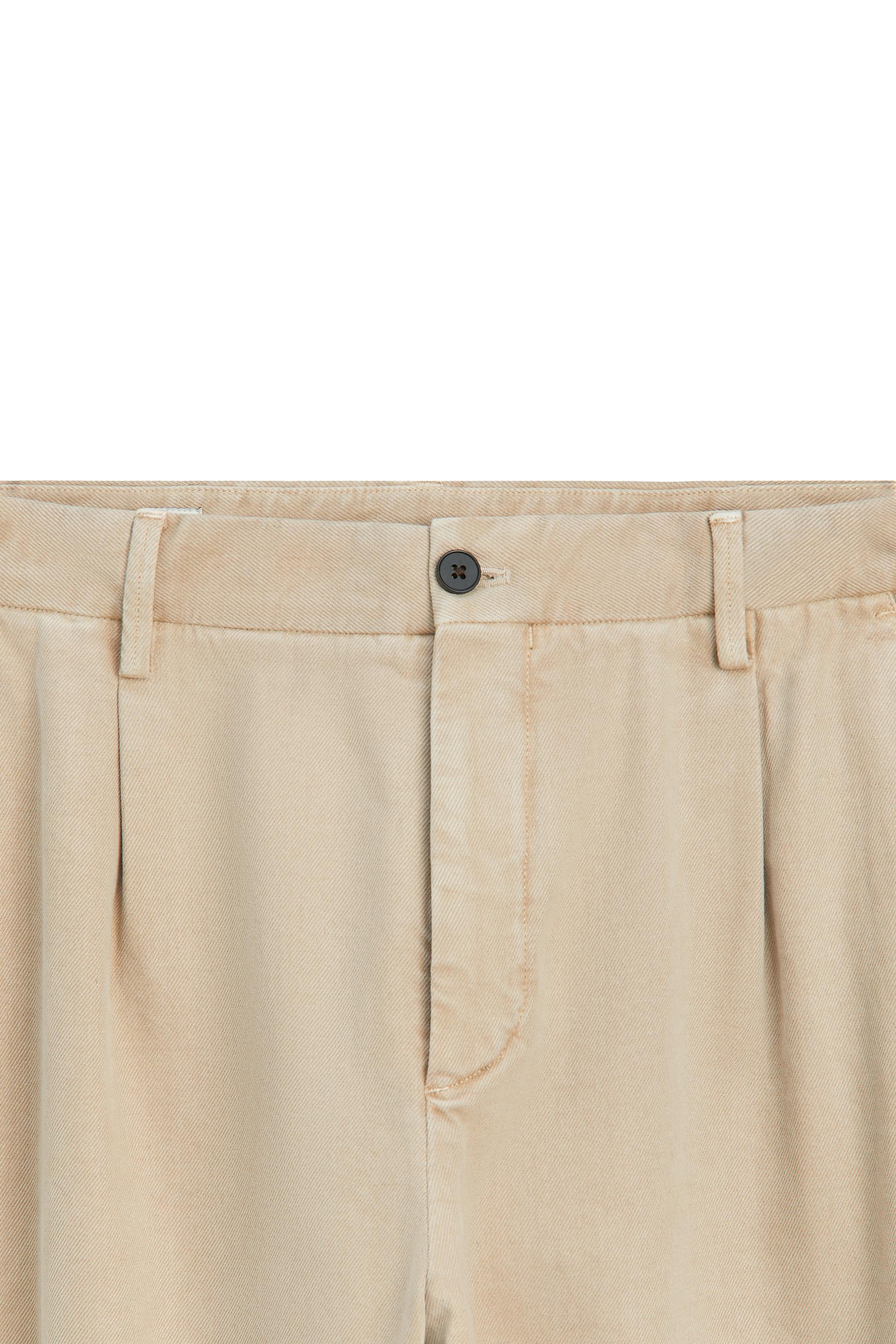 Denim-effect pants with darts - LIMITED EDITION