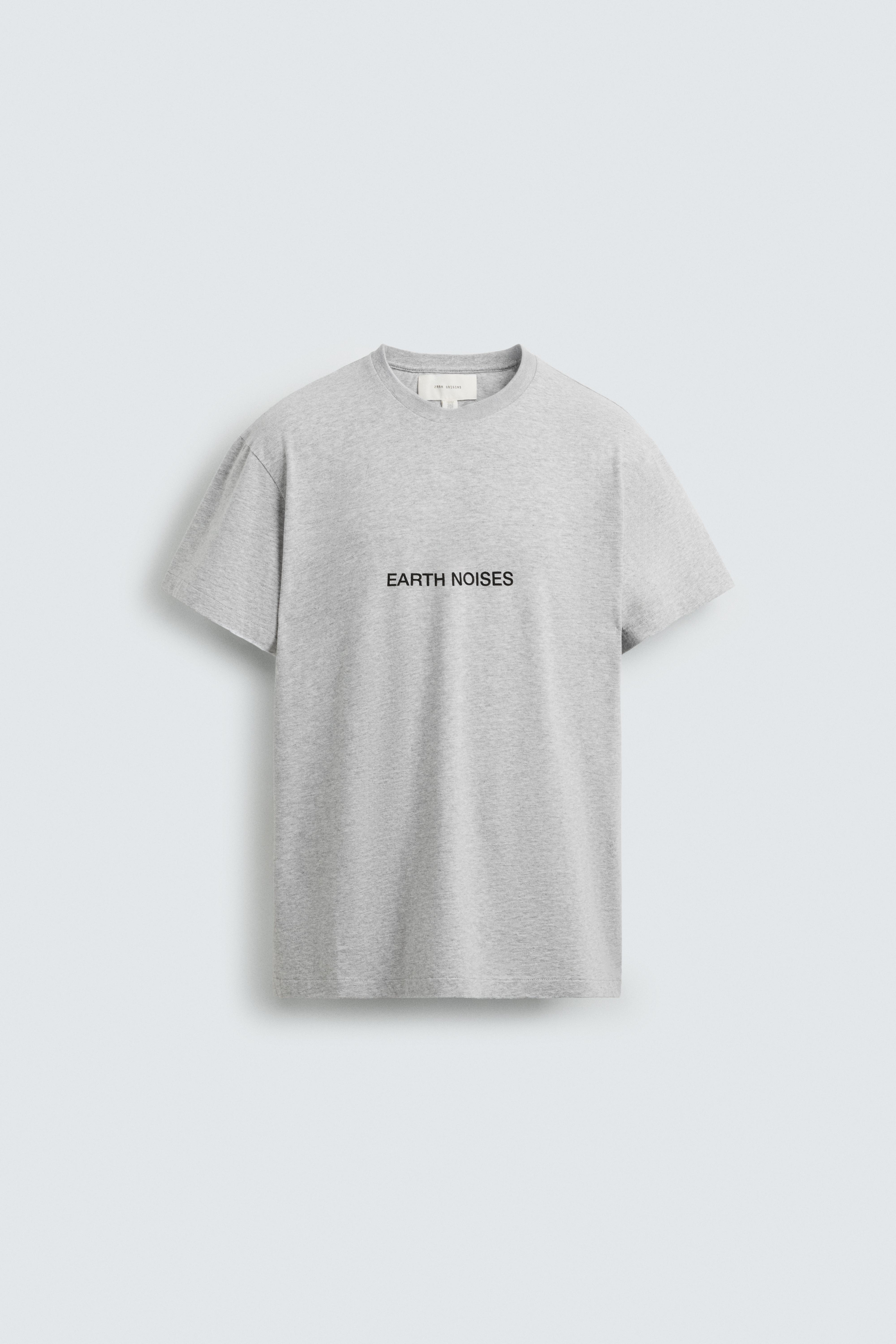 SLIM FIT TEXT T-SHIRT