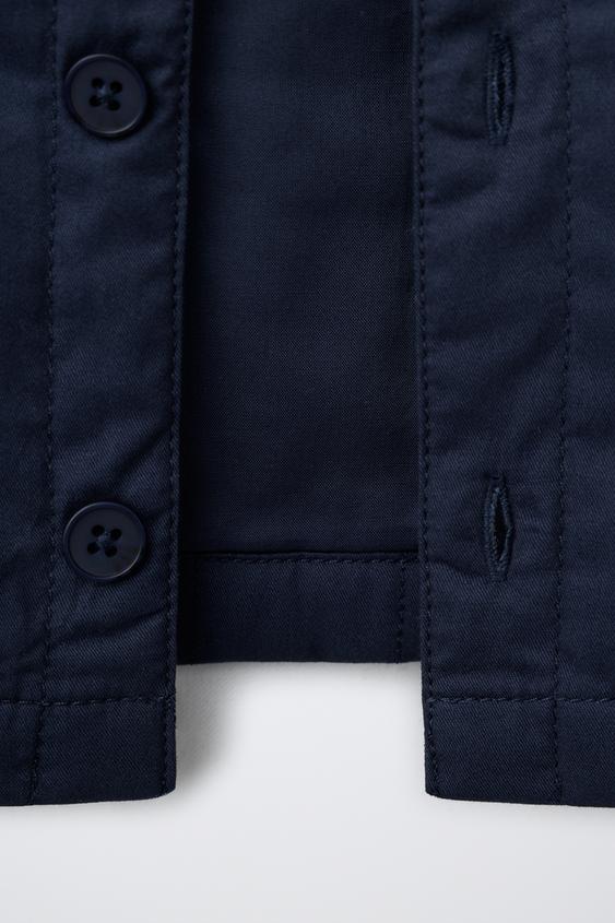 VESTE MATELASSÉE À ÉTIQUETTE - Bleu / Indigo de Zara - Image 3