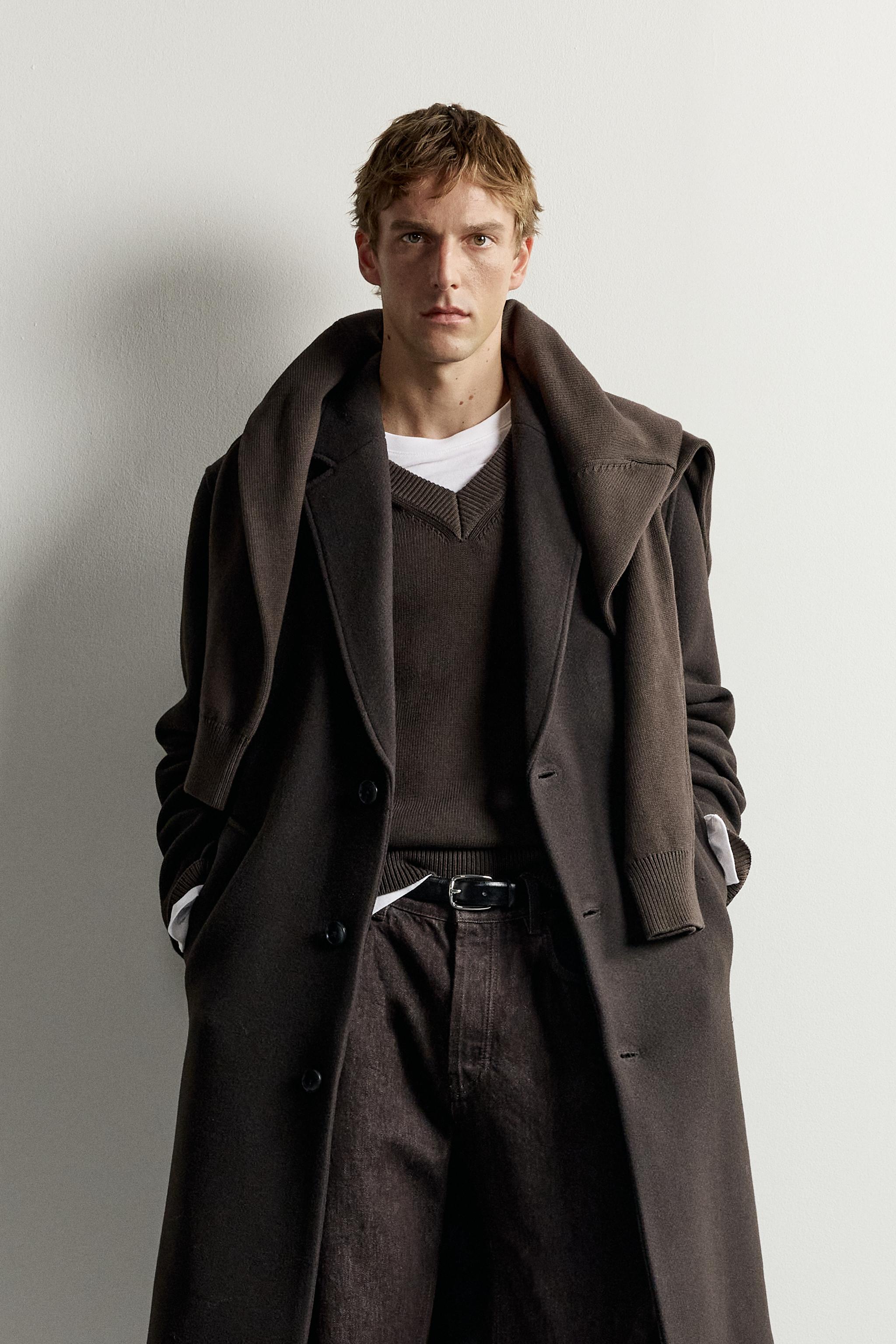 MANTEAU DÉCONTRACTÉ EN LAINE
