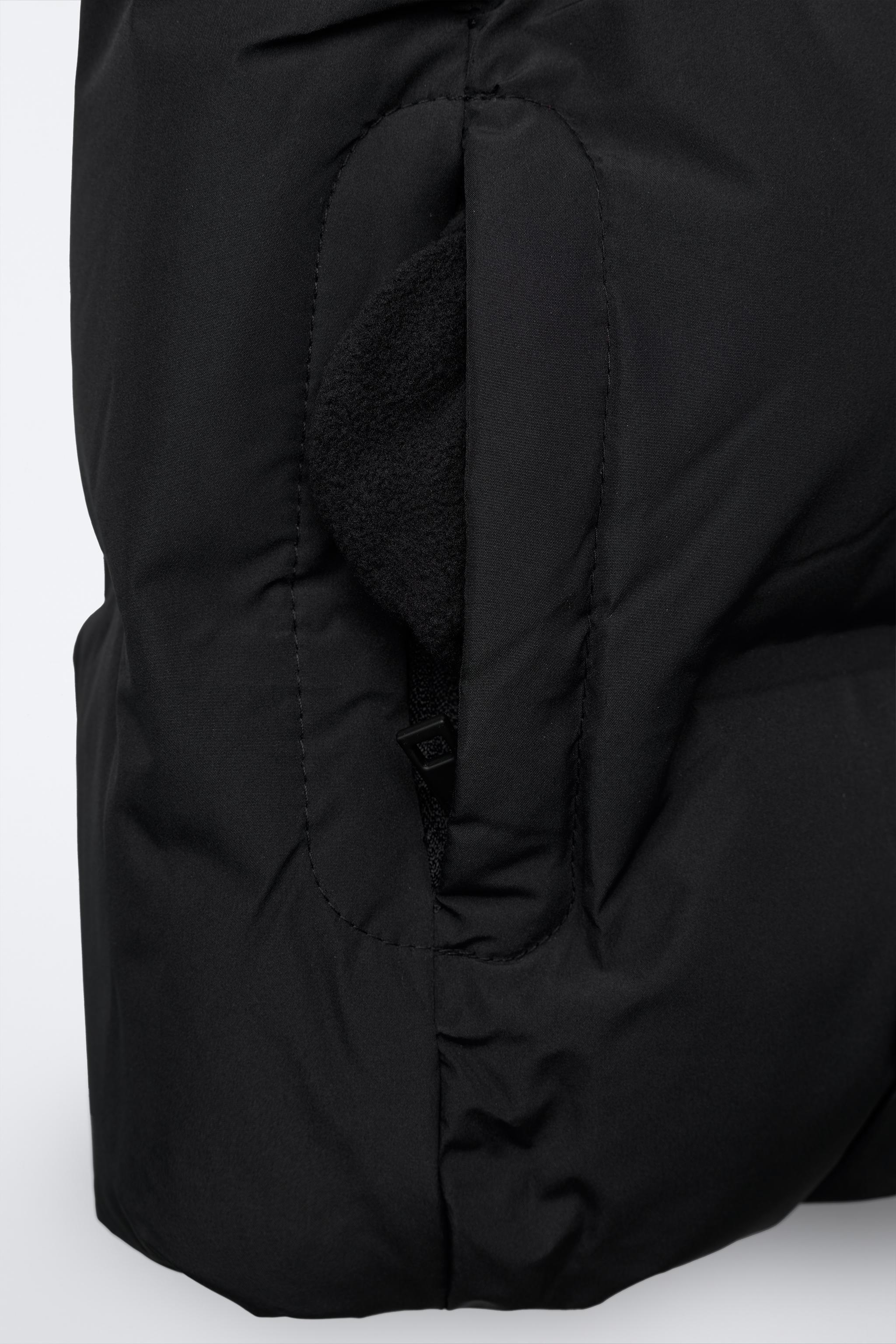WATER REPELLENT HOODIE PUFFER COAT