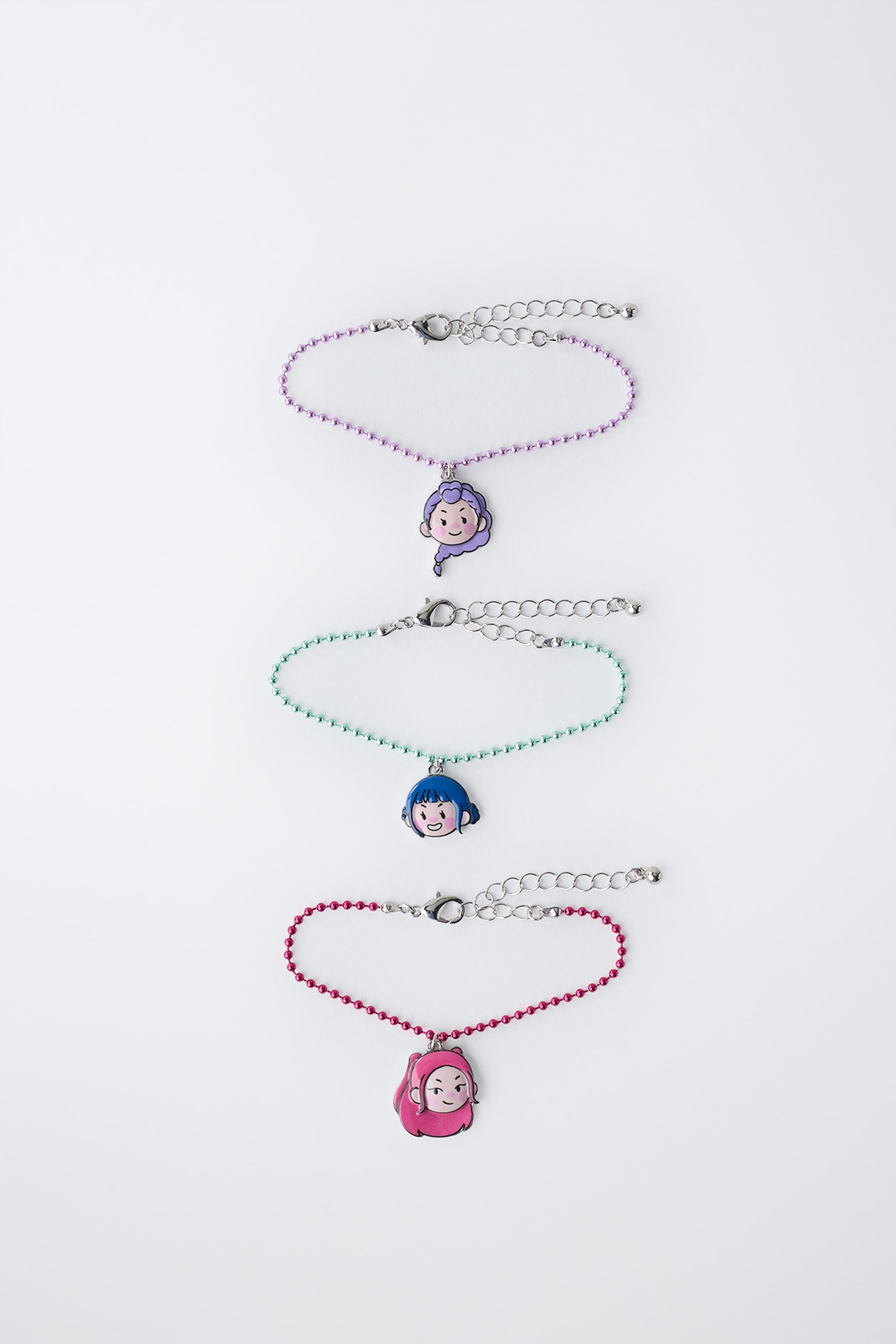 Детские аксессуары Zara KPOP DEMON HUNTERS™ NETFLIX © THREE-PACK OF BRACELETS — фото 3