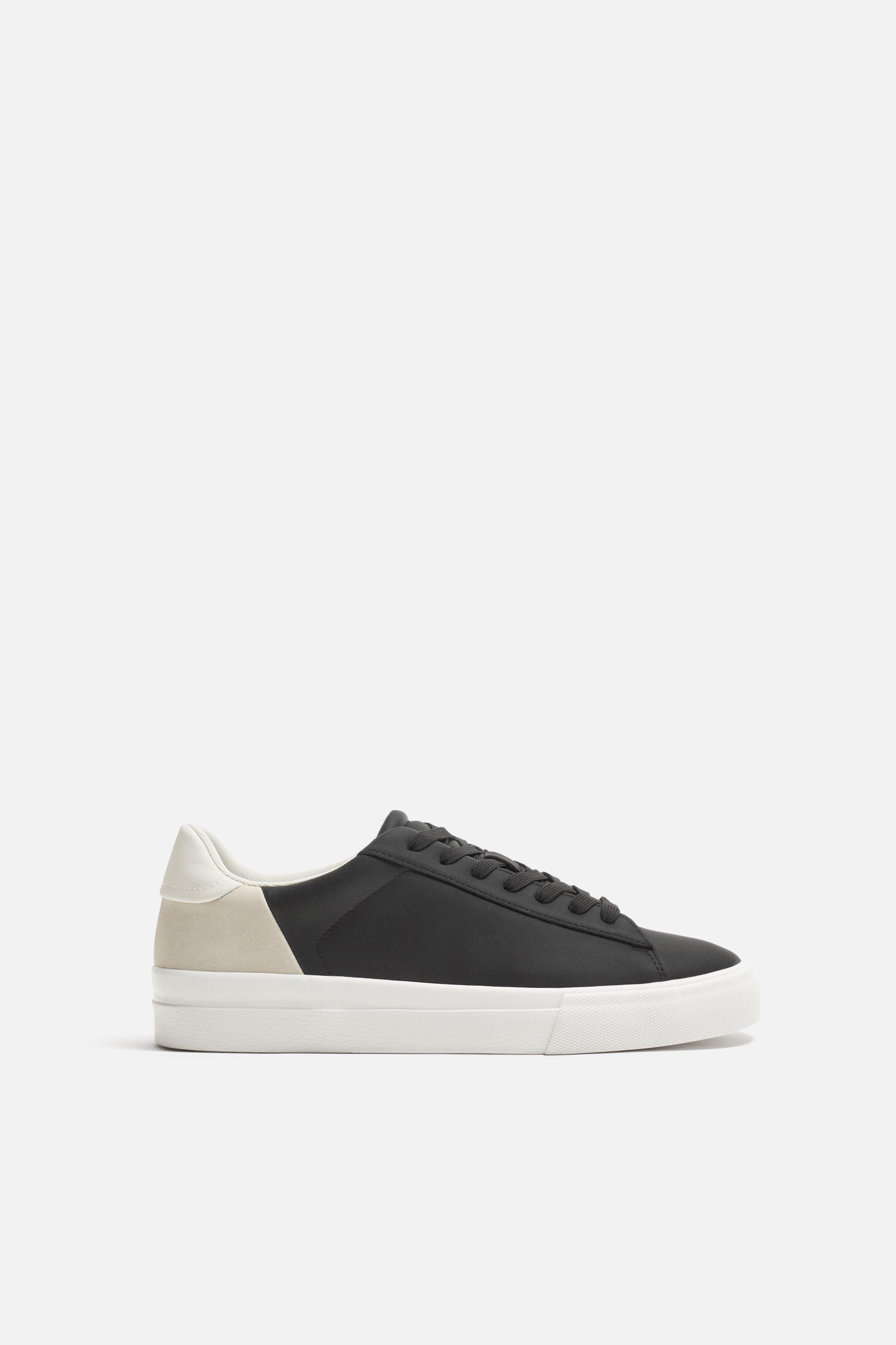 Zara Tenis Contraste En Negro Mx 28 Us 11 Hombre