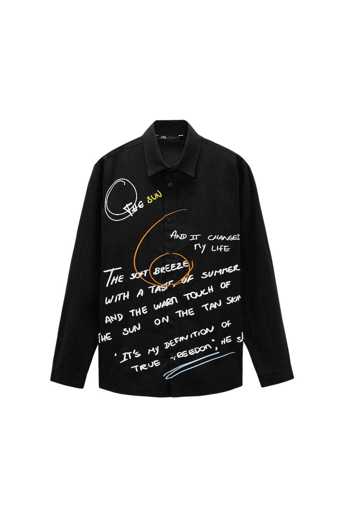 SLOGAN PRINT SHIRT - Image 7
