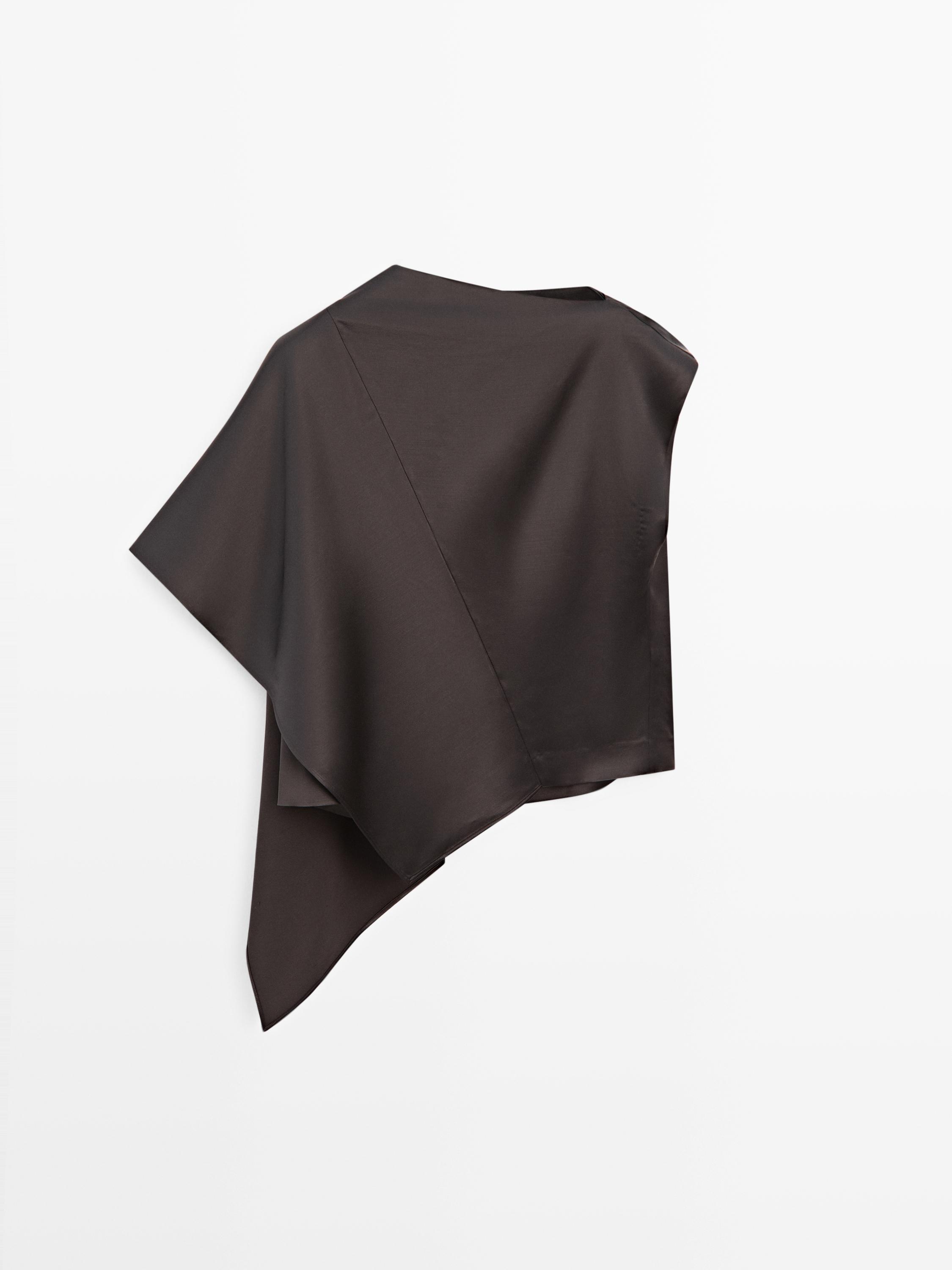 Flowing cape shirt - STUDIO