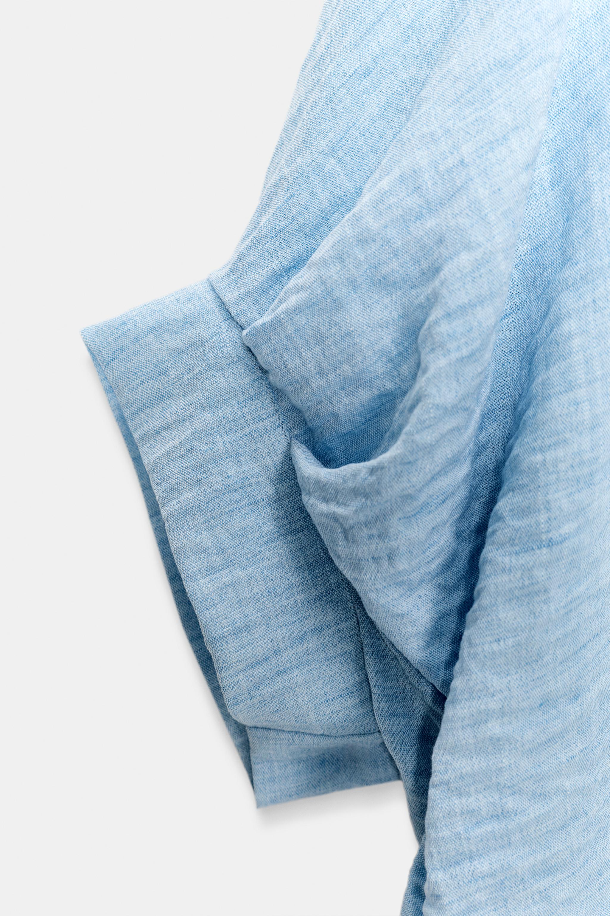 CHEMISE BALLON MANCHES COURTES