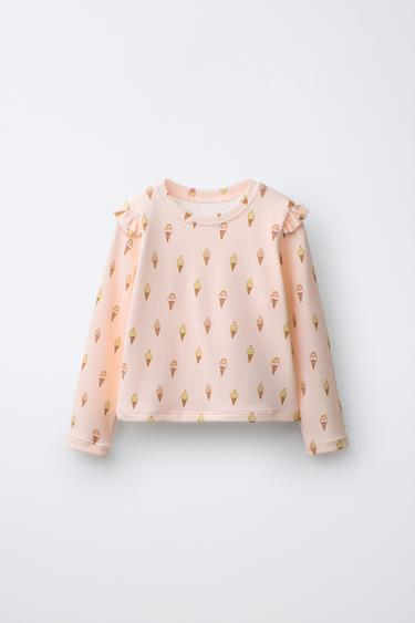1-6 AÑOS/ CAMISETA BAÑO ESTAMPADA HELADOS - Rosa de Zara