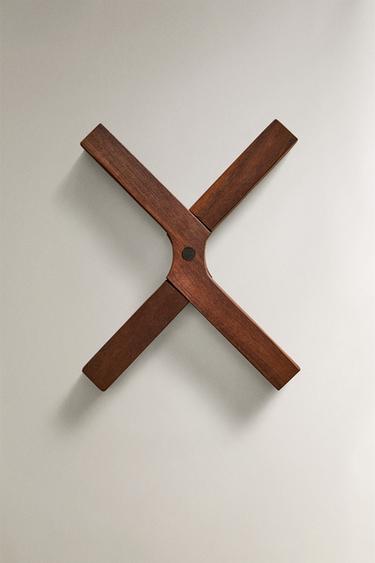 FOLDING TRIVET - Dark brown by Zara