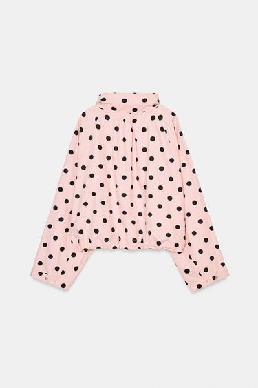 VESTE À POIS - Rose clair de Zara - Image 3