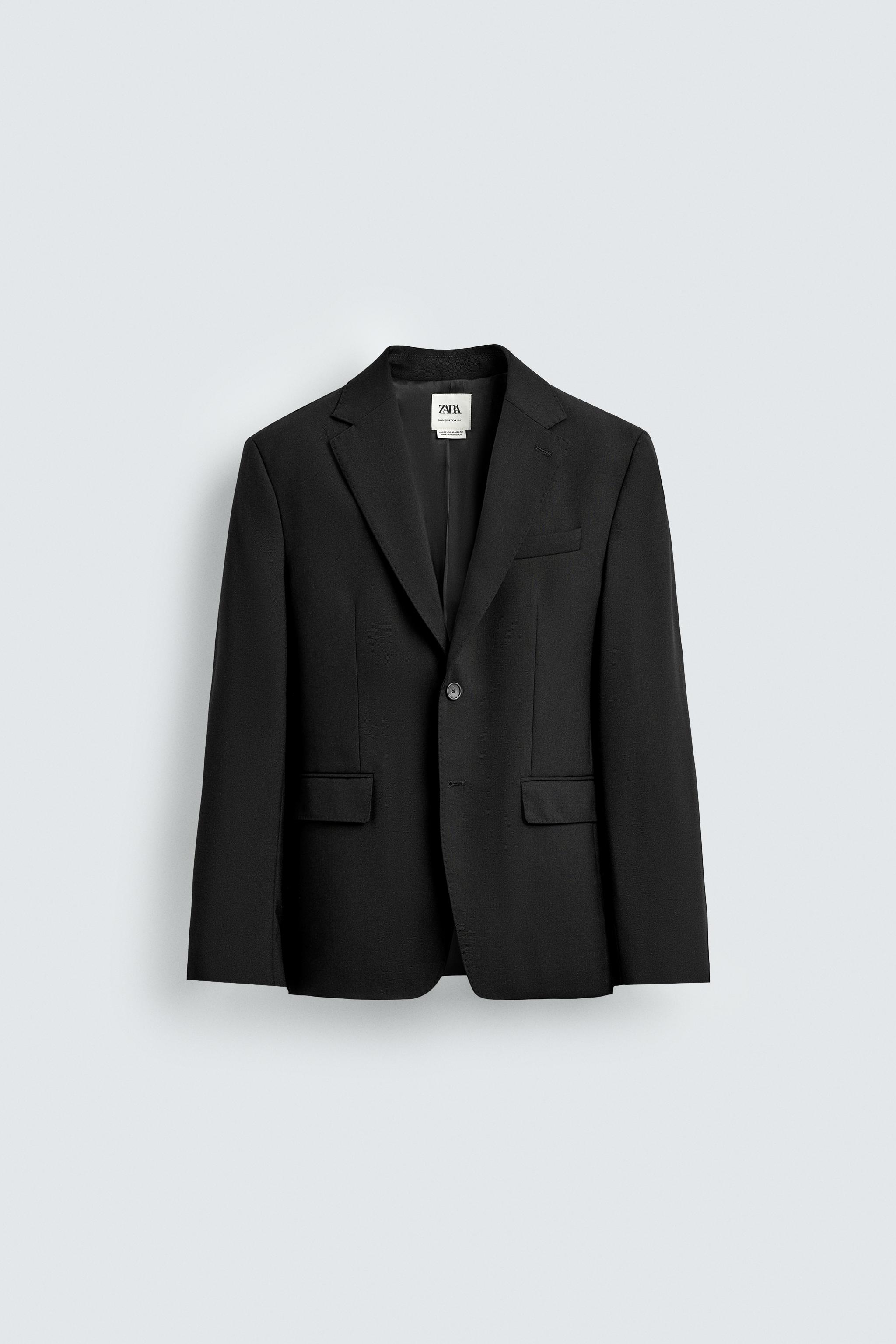 ZARA ネイビー スーツ・ブレザー シャツ付き　3点セット ZARA ネイビー スーツ・ブレザー シャツ付き 3点セット ZARA