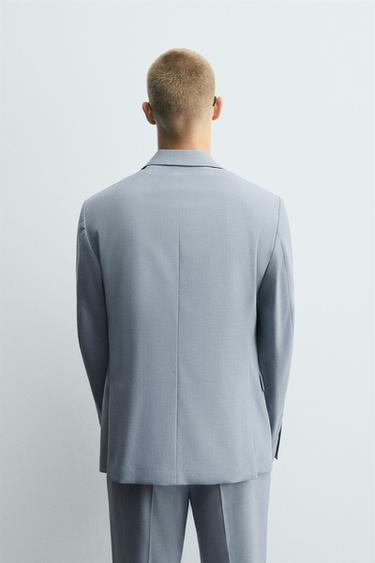 BLAZER DE COSTUME SLIM FIT - Bleu ciel de Zara - Image 2