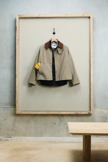 GIACCA COLLO A CONTRASTO - Fango chiaro di Zara