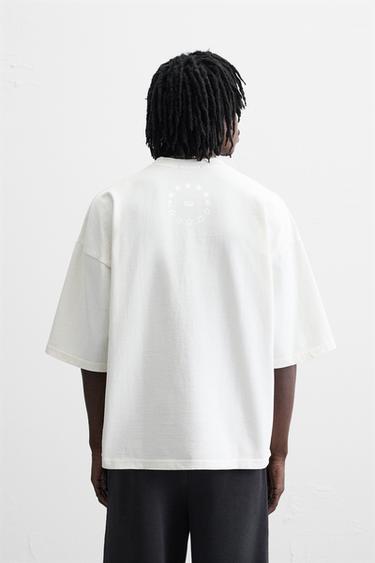 FADED SLOGAN SWEATSHIRT - Oyster-white by Zara - Image 2