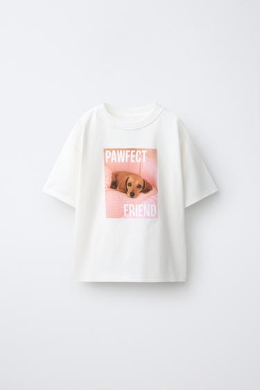 CAMISETA ESTAMPADO FOTOGRÁFICA - Blanco de Zara