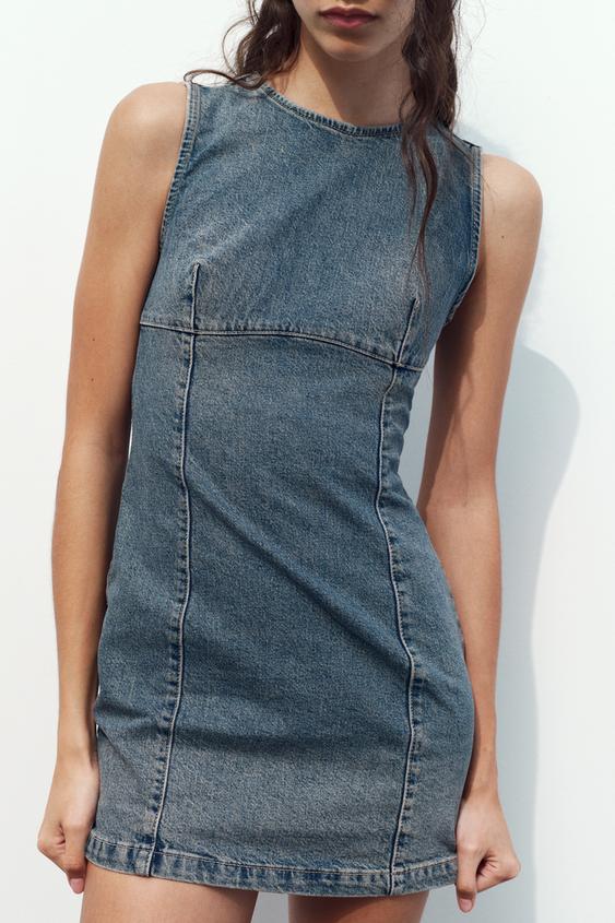 Zara Denim Corset Dress – Wishe.Thrift