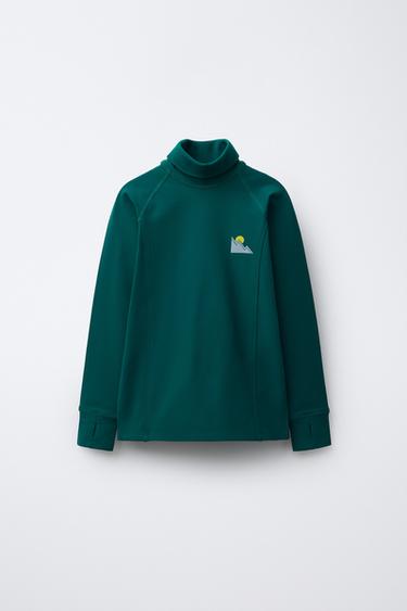 BREATHABLE THERMAL T-SHIRT SKI COLLECTION - Sea green by Zara