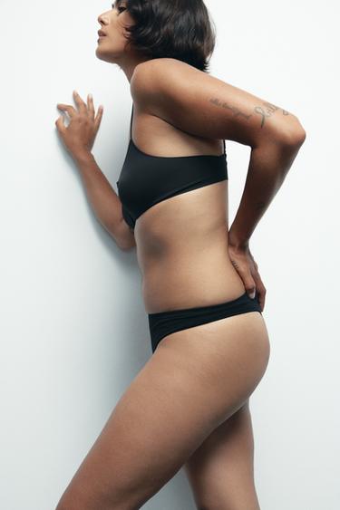 SHAPING BRA WITH POLYAMIDE - Black by Zara - Image 2