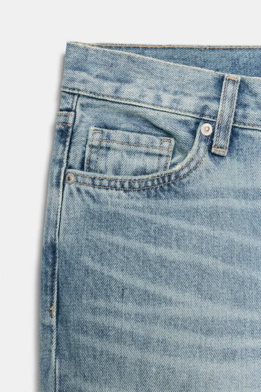 ZW COLLECTION LOW-RISE SLIM FIT JEANS - Light blue by Zara - Image 7