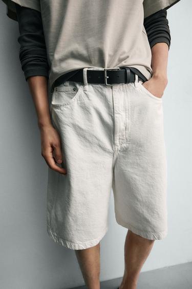 BERMUDA COUPE BAGGY - Blanc de Zara - Image 4